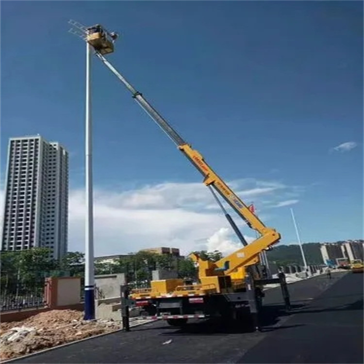 扶沟维修路灯的曲臂升降车出租